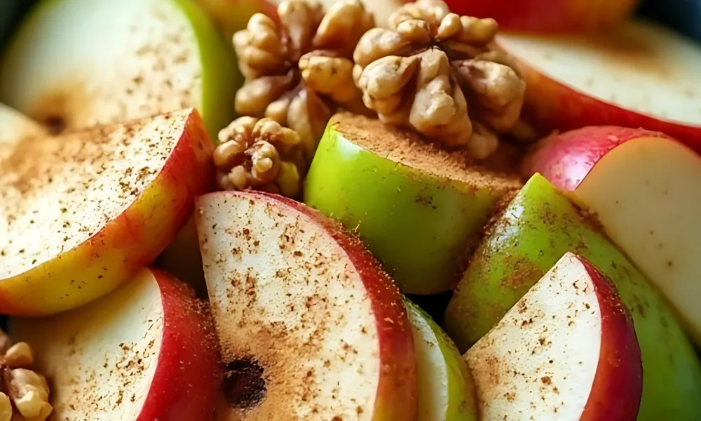 a close up of Fruit Salad with Cinnamon
